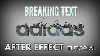 How to make Breaking text + Logo no third party plugins AFTER EFFECT