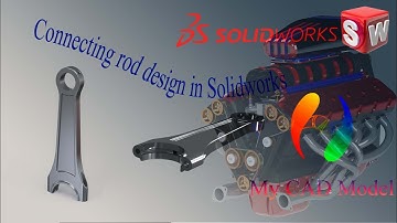 V12 engine | connecting road | part 2 | design in Solidworks