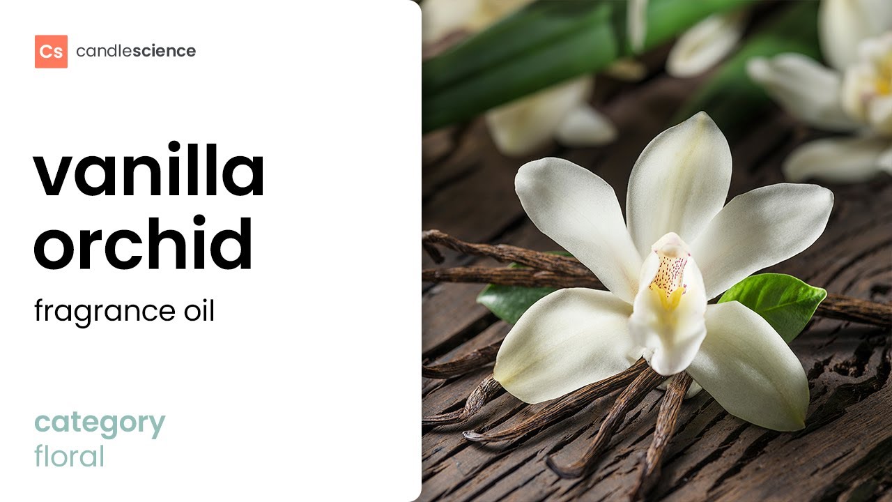 Vanilla Orchid Fragrance Oil from CandleScience // Sensual Floral