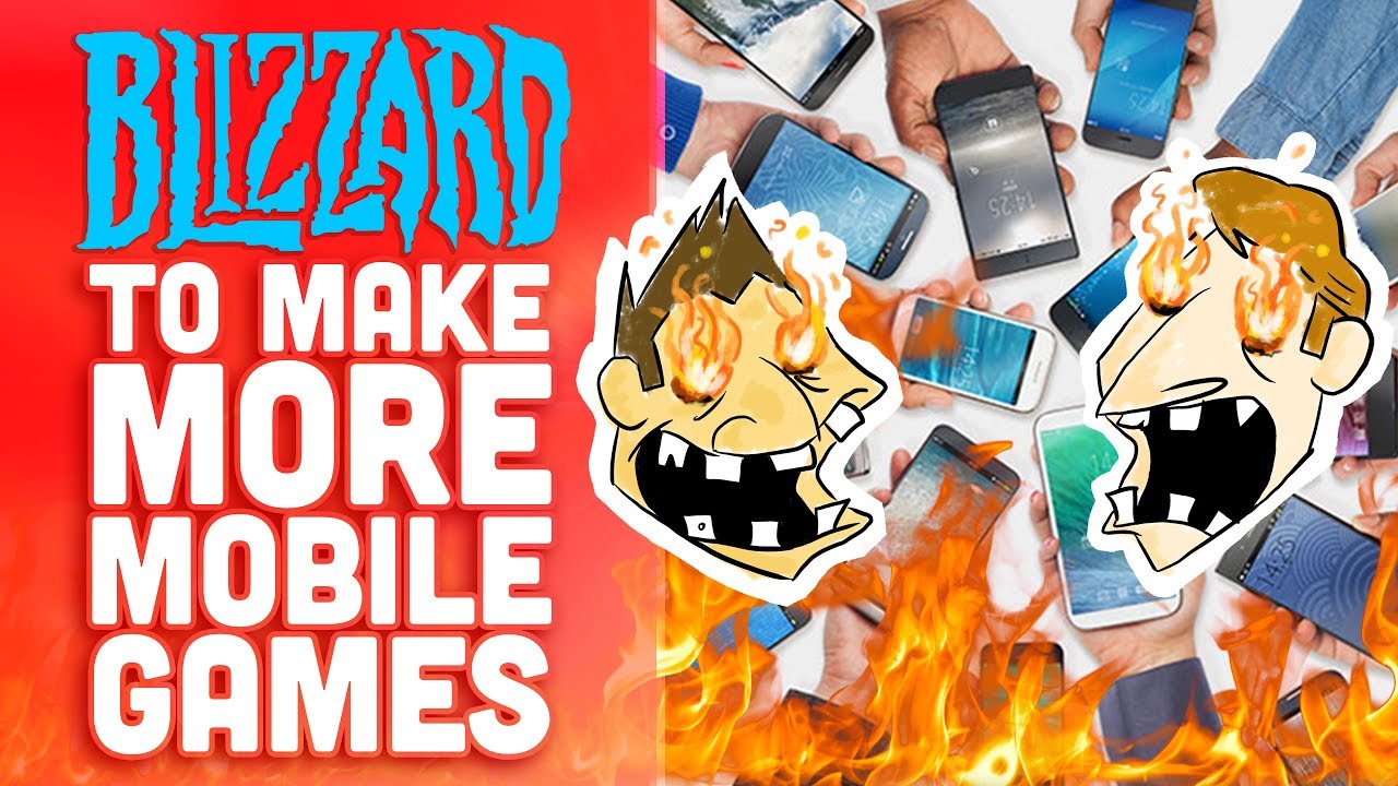 Blizzard Making More Mobile Games! - Hot Take newspaper mockup