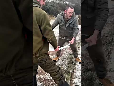 The joy of winter ice #satisfyling #asmr #ice #snow #fyp #oddlysatisfying