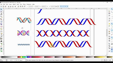 Inkscape for scientists - 11 | Draw DNA helix from simple shapes using the path menu