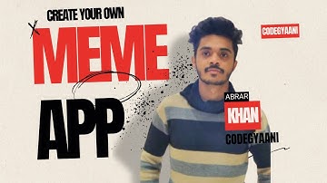 Build a Meme Generator App in React JS - Part 1 | Beginner to Advanced Tutorial