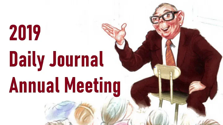 Charlie Munger's 2019 Daily Journal Annual Meeting
