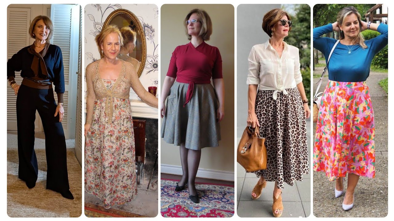 Мода для женщин старше 50 лет | Лучшие идеи для образов