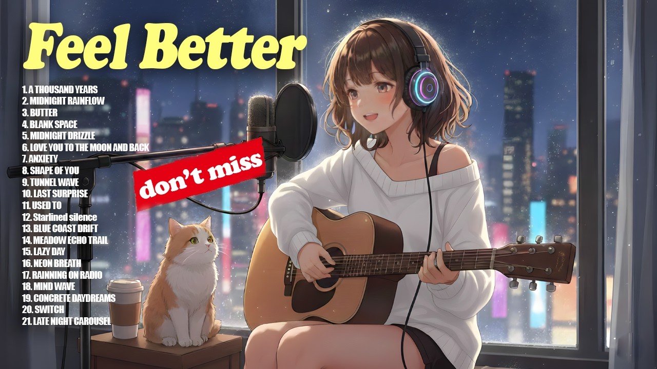 🌈 You'll Feel Better in 5 Minutes 🌤️ Top 20 Chill & Relax Songs 2026 with Good Vibes  作業用BGM 【洋楽】