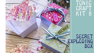 Tonic Craft Kit No.8 -  Secret Exploding Box - Keren Baker