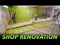 WORKSHOP RENOVATION PART 4 : Framing Walls &amp; Floor Platform
