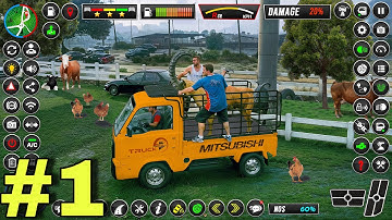 Animal Truck Transport - Gameplay Walkthrough Part 1 - Animal Transport (iOS, Android)