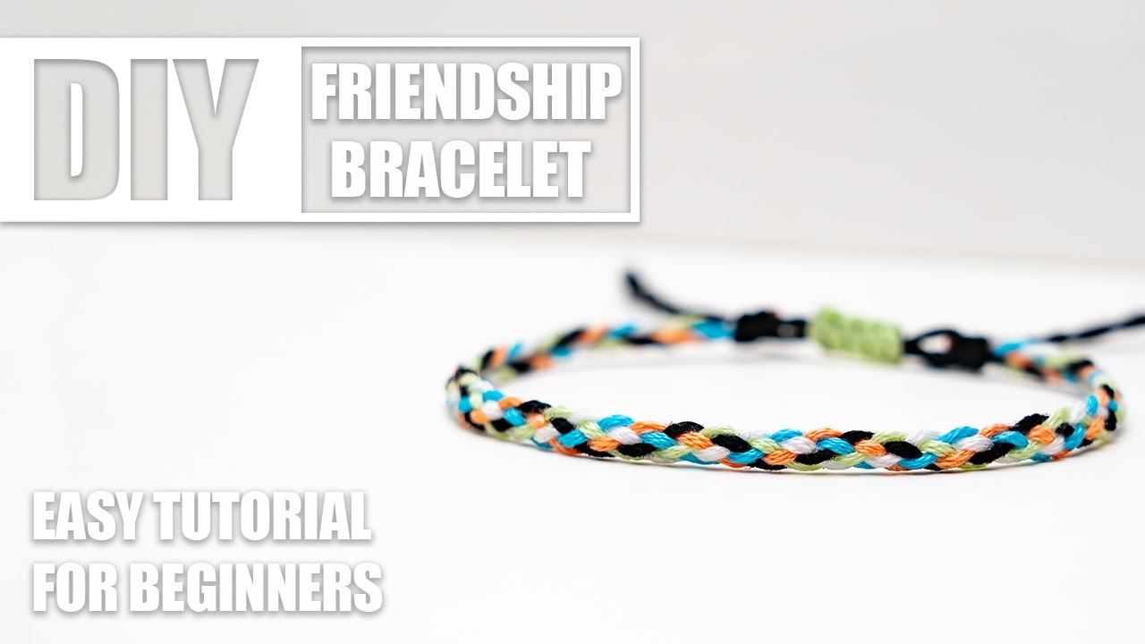 Five Strand Braid Macrame Friendship Bracelet | Easy Tutorial for ...