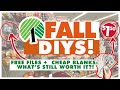 These CHEAP Dollar Tree items (even with the increase!) make the CUTEST Fall DIY Cricut Decorations!