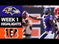 Ravens vs. Bengals | NFL Week 1 Game Highlights