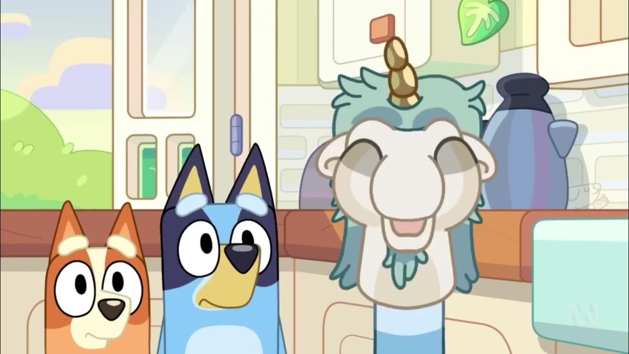 Puppets, but it’s only Unicorse being hilarious. (Bluey YouTube