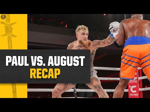 Jake paul triumphs over andre august with 1st-round ko | fight recap | cbs sports
