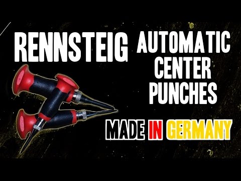 Rennsteig Adjustable Automatic Center Punches - MADE IN GERMANY