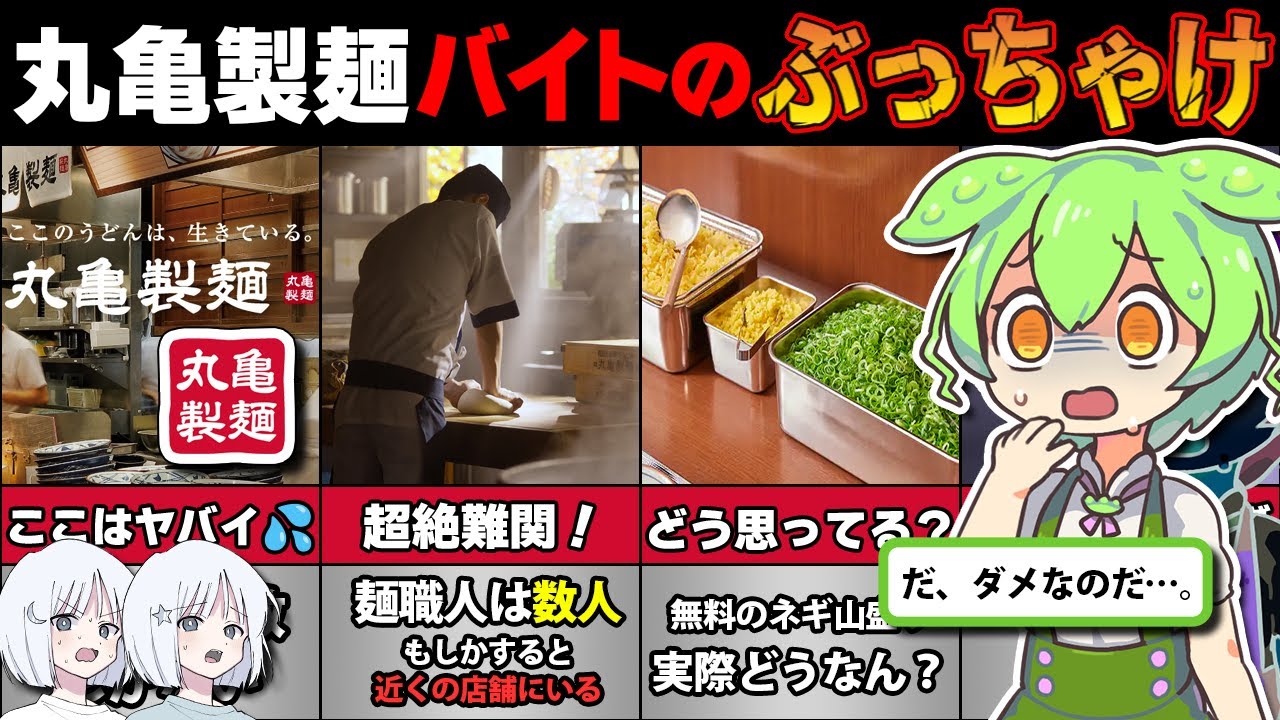 丸亀製麺でバイトして分かった！ぶっちゃけ教えて【質問ある？口コミまとめ】