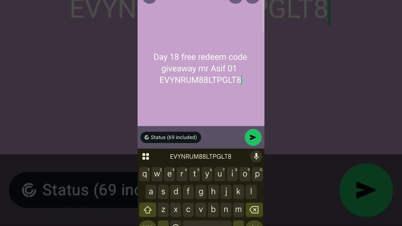 day 18 free redeem code giveaway mr Asif 01