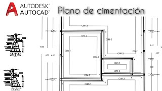 Basic AutoCAD Course (How to make a foundation plan)  ✅✏