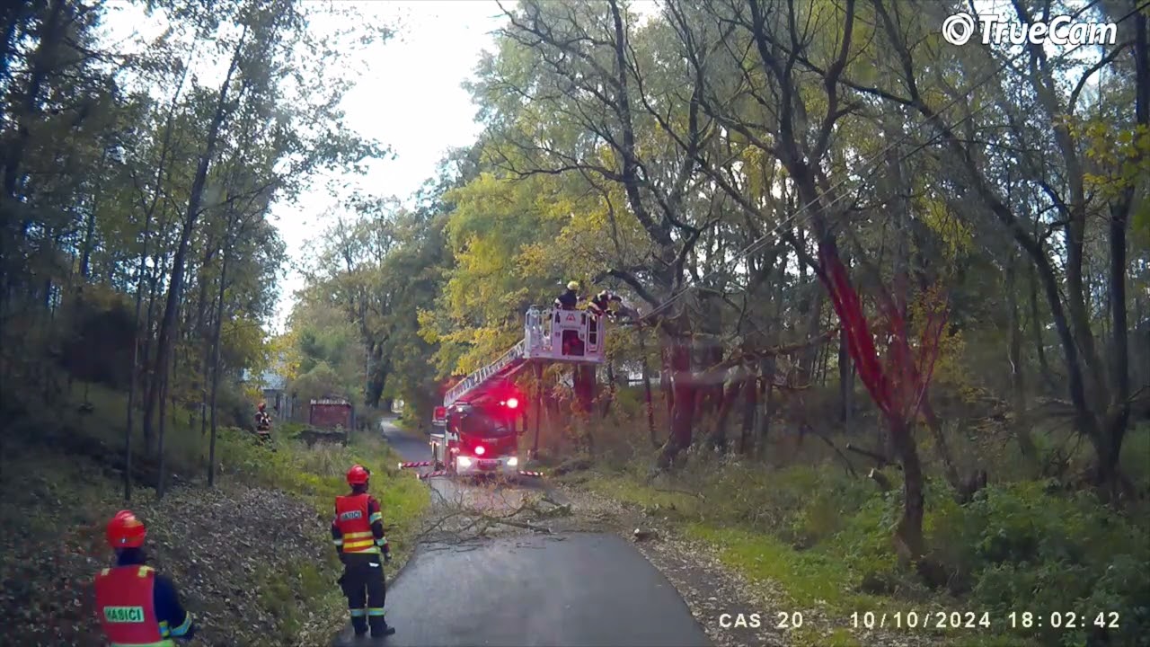 Hasiči Tři Sekery 📢🌳🚒výjezd 29) 10.10.  2024 Strom Chodovská Huť