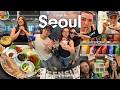 【韓国Vlog】出張の予定が奇跡の合流！🇰🇷🍻食べて飲んで買い物した韓国旅🛍️購入品紹介/ミーティング/焼肉