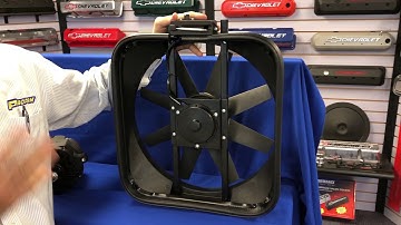 15" Fans w/ Thermostat & Black Crinkle Alternators