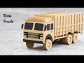 How To Make RC Tata Truck From Cardboard || Tata 6 Wheeler Truck || Very Simple DIY