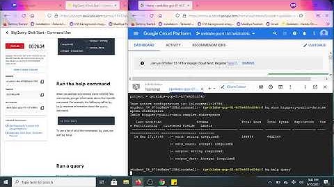 BigQuery Qwik Start-Command Line