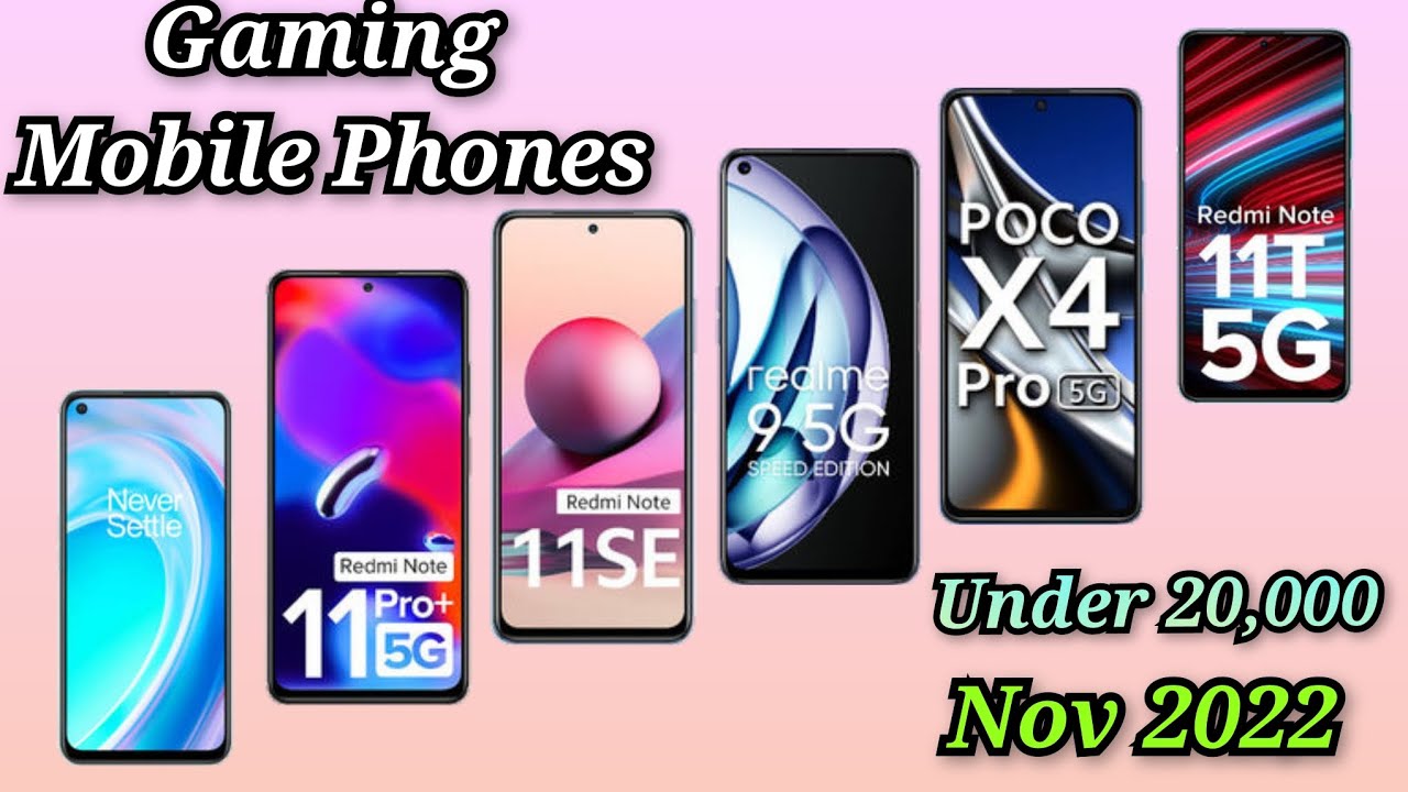 Best Gaming Smartphones Under 20,000 