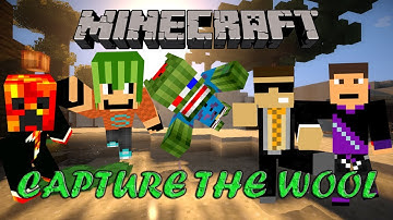 Minecraft Team Fail Capture the Wool w/ Bashur, Bodil40, Preston and MC Finest Max