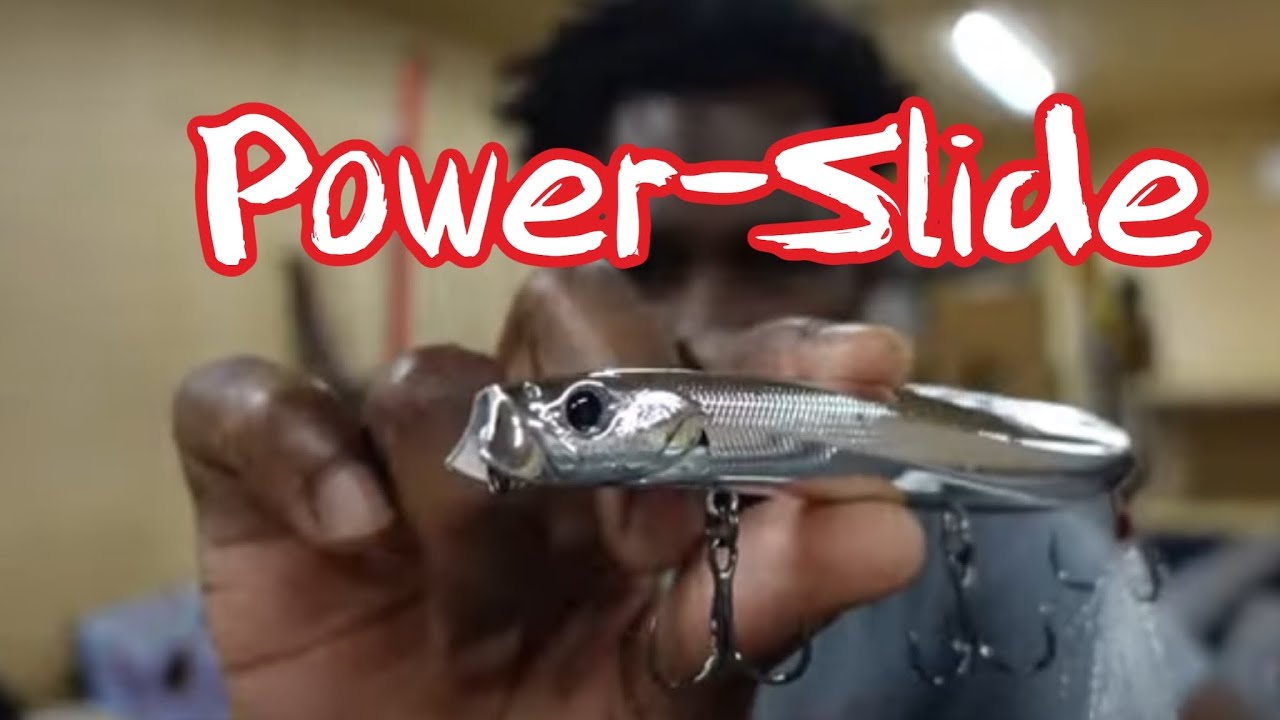 Esche Da Superficie Power Slide 130 13 Fishing, 5 Pollici 7/8 Oz, Colore Pesca Osso, Confezione Da 3