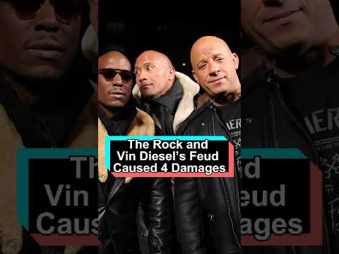 No one realizes that the feud between The Rock and Vin Diesel has caused 4 damages to Fast #foryou