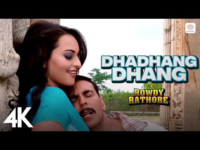 Dhadhang Dhang |Official 4K Video | Rowdy Rathore|Akshay, Sonakshi|Shreya Ghoshal |Sajid Wajid 🥁🔥 class=