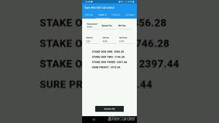 How to use sure bet win calculator app screenshot 4