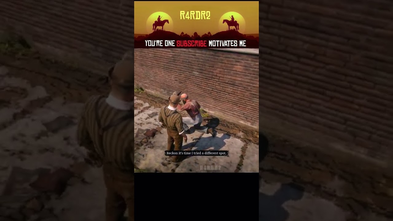 Fake Blind Beggar in Red Dead Redemption 2 | RDR2 SHORTS | 