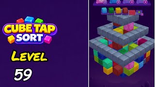 Cube Tap Sort Level 59 Walkthrough