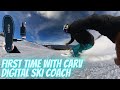 First time with carv digital ski coach