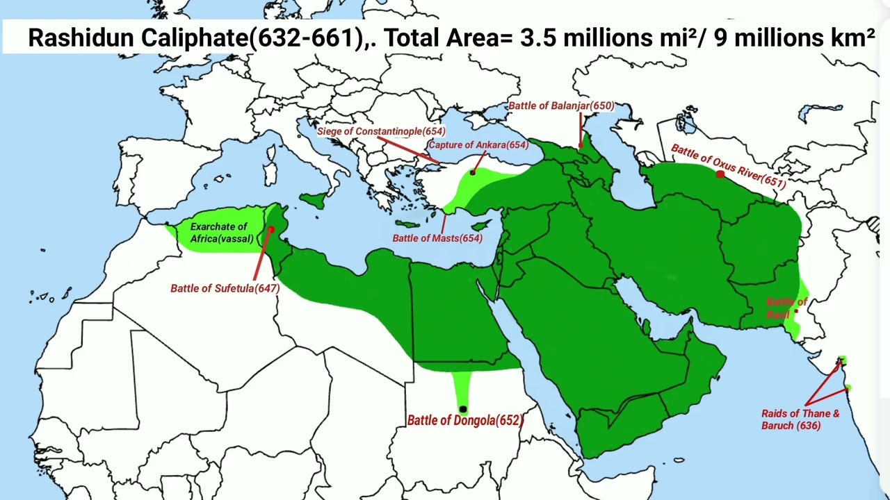 Top 5 Largest Islamic Empires in history