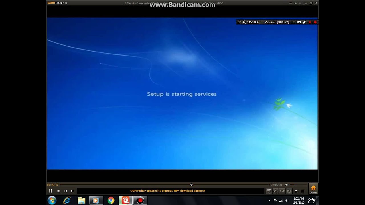 cara instal windows 7 - YouTube