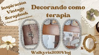 Decorando libreta #Vintage #decoration #scrapbooking #AmamosLaVintachinez y A Ordenar