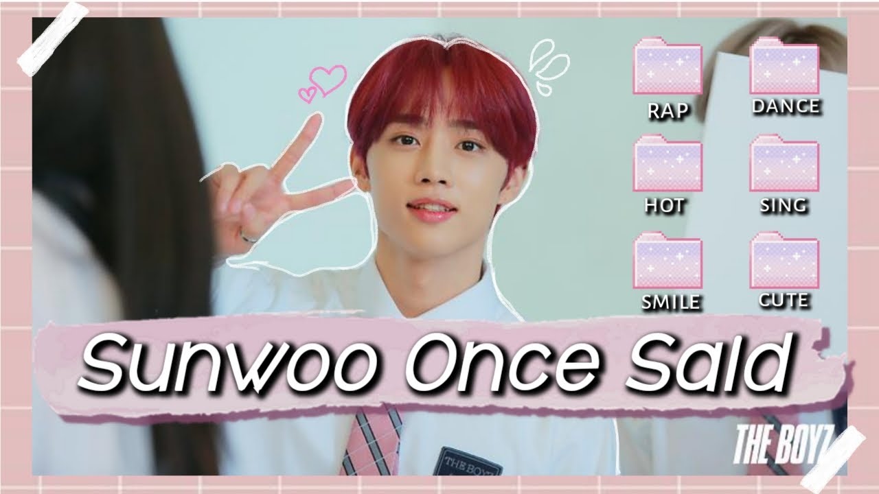 [ONCE SAID] THE BOYZ KIM SUNWOO
