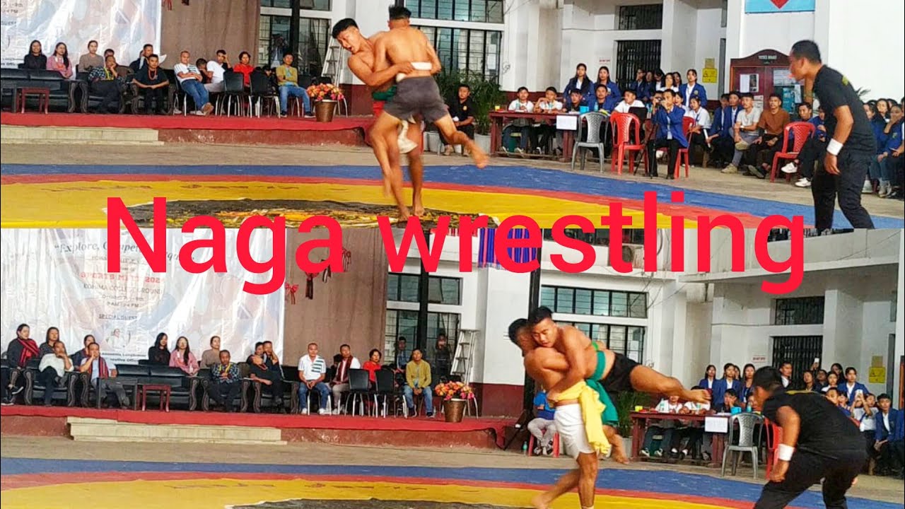 Naga wrestling /Kohima College, Kohima Annual Game's and Sport's 2024