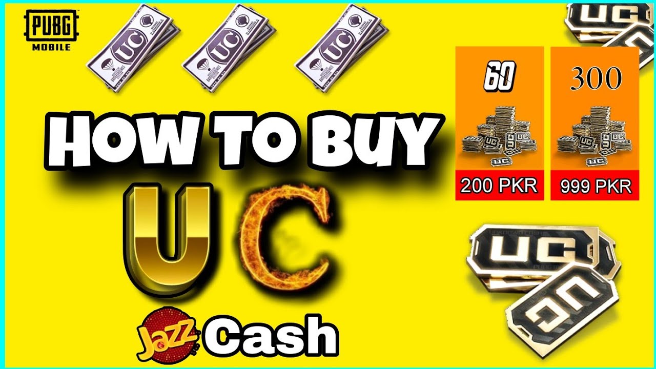 How to Purchase Pubg Mobile UC with Jazz Cash In Pakistan - YouTube