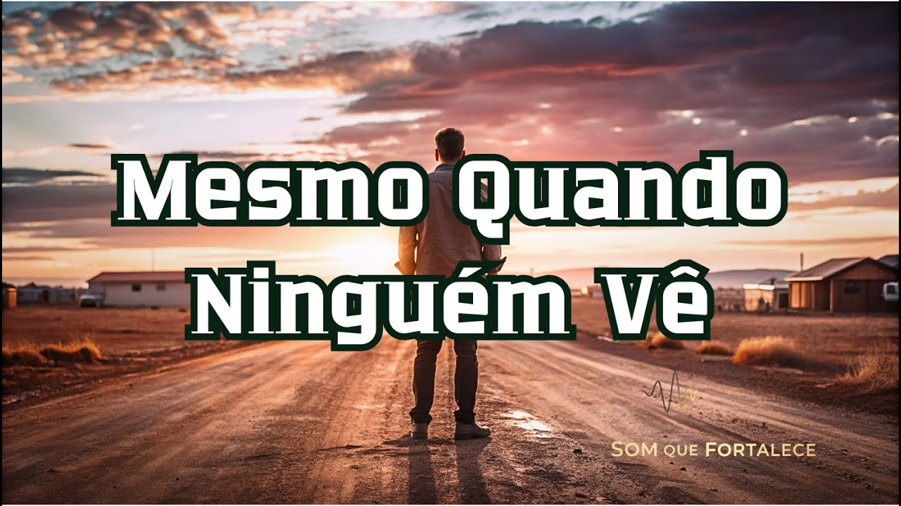 Mesmo Quando Ninguém Vê | Louvor Gospel | Som Que Fortalece