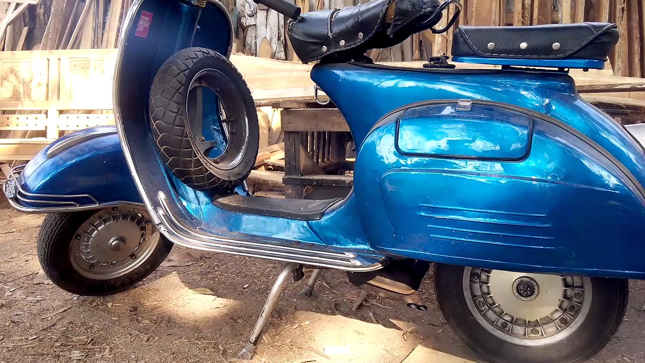 Vespa Biru Youtube