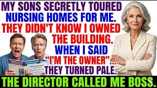 HER TRUE STORY FROM NORTH CAROLINA. Her Sons Chose A Nursing Home. The Director Called Her Boss
