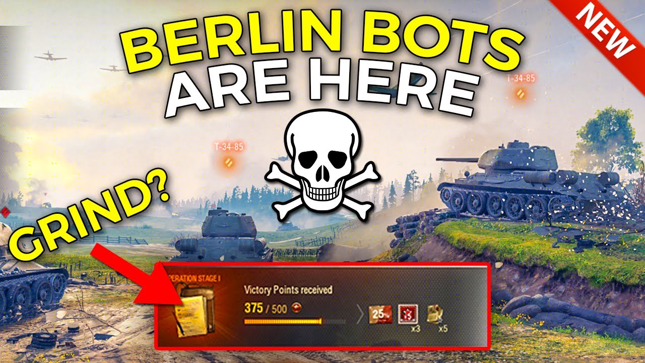 New PvE Event - How Grindy is it?! | World of Tanks Road To Berlin PvE Mode Review
