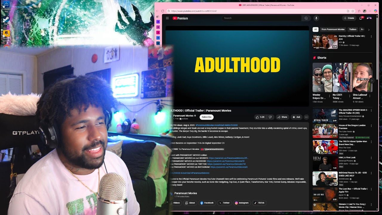 Adulthood Trailer Reaction