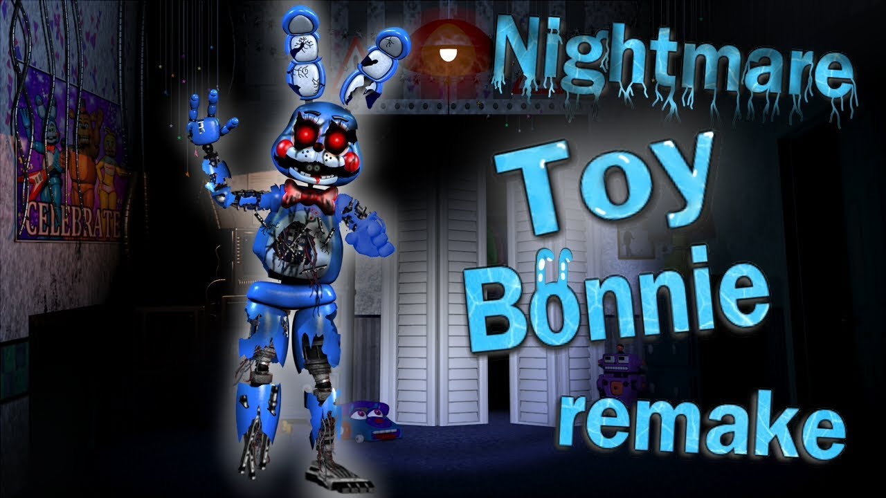 [FNaF speed edit] Nightmare Toy Bonnie | Remake