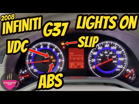 How to: Infiniti G37 Possible Repair for SLIP, VDC OFF, ABS Warning lights on (Caused by Corrosion)