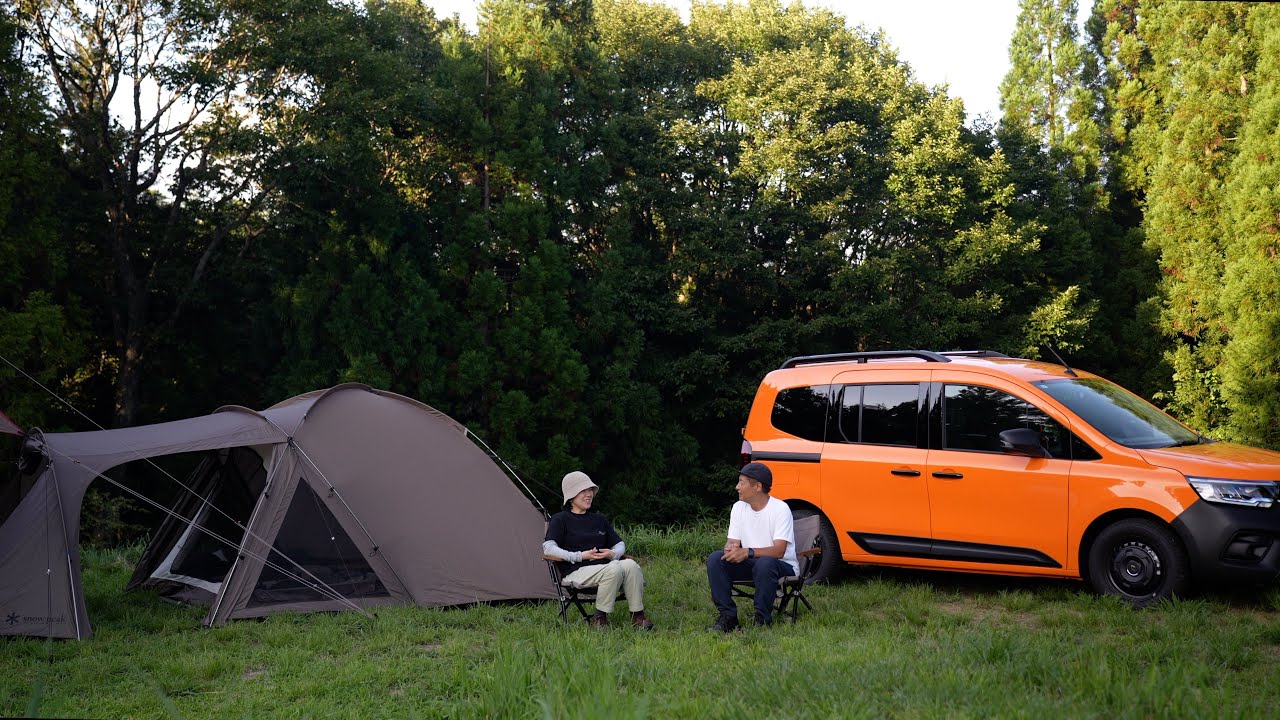 [Парный кемпинг] Летний кемпинг в тихом, уединенном месте / Снежная вершина /Кемпинг /Уютный кемпинг